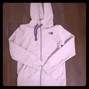 North Face hooded sweatshirt
